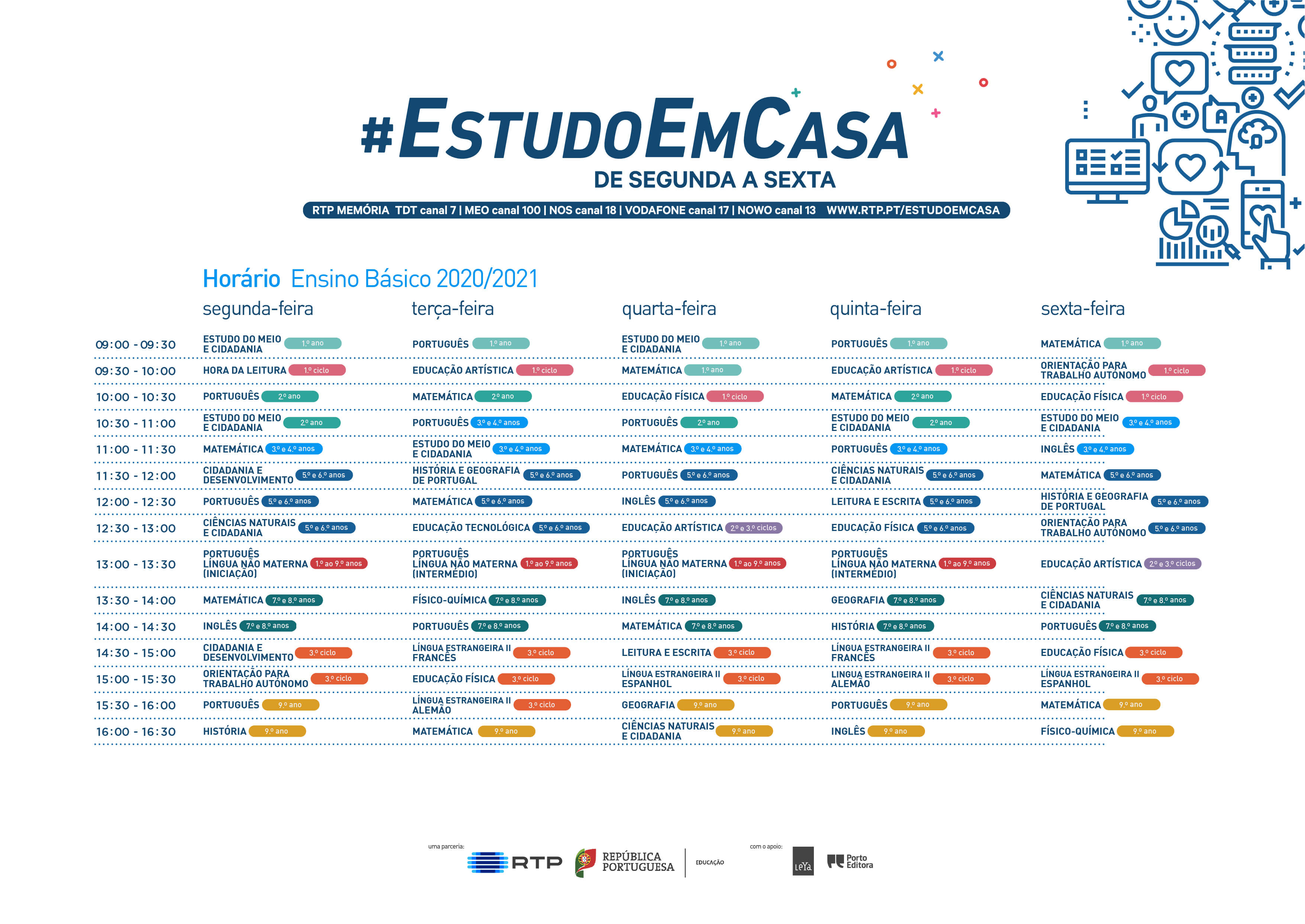 Horário Ensino Básico 2020-2021